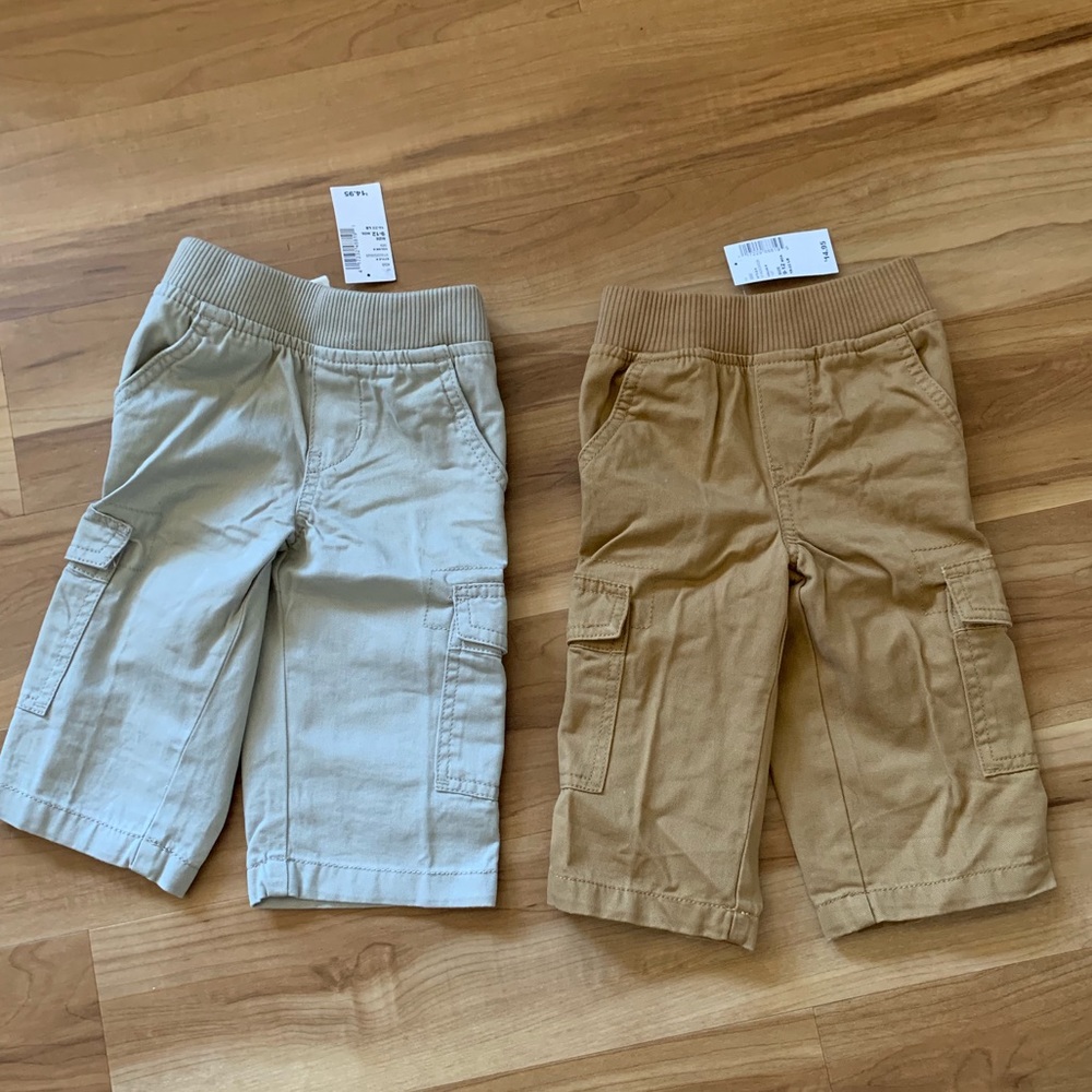 2 New Children’s Place 100% Cotton Cargo Pants